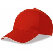 Cappellino baseball personalizzato stampa ricamo rosso K18064R05